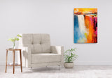 Colorburst Landmarks: Victoria Falls Canvas