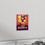 Happy Halloween Witch Poster