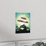 Happy Halloween Pumpkins Poster