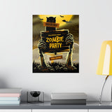 Zombie Party Poster