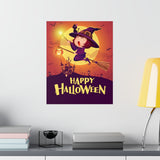 Happy Halloween Witch Poster