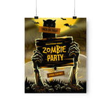 Zombie Party Poster