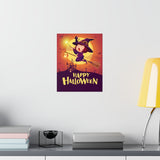 Happy Halloween Witch Poster