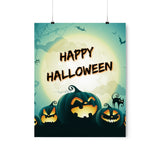 Happy Halloween Pumpkins Poster