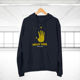 Hello Unisex Zip-Up Hoodie