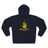 Hello Unisex Zip-Up Hoodie