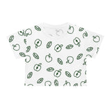 White Peaches Crop Tee