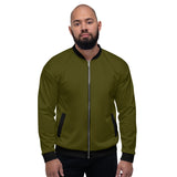 Olive & Black Bomber Jacket