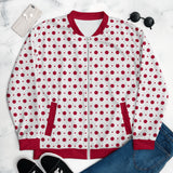Red Polka Dot Bomber Jacket