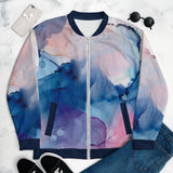 Watercolor Bomber Jacket
