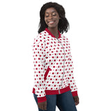 Red Polka Dot Bomber Jacket
