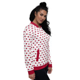 Red Polka Dot Bomber Jacket