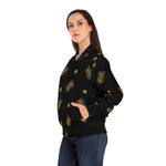 Golden Wheat Black Bomber Jacket
