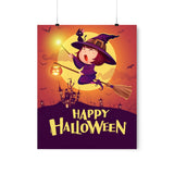 Happy Halloween Witch Poster