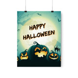 Happy Halloween Pumpkins Poster