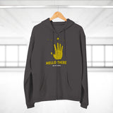 Hello Unisex Zip-Up Hoodie