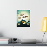 Happy Halloween Pumpkins Poster