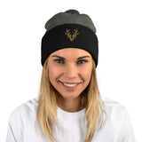 Deer Pom Pom Beanie