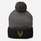 Deer Pom Pom Beanie
