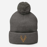 Deer Pom Pom Beanie