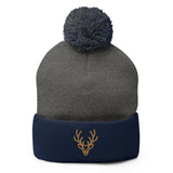 Deer Pom Pom Beanie