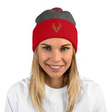 Deer Pom Pom Beanie