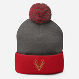 Deer Pom Pom Beanie