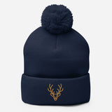 Deer Pom Pom Beanie