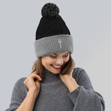 Key of Design Pom Pom Beanie