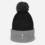 Key of Design Pom Pom Beanie
