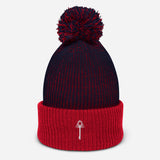 Key of Design Pom Pom Beanie
