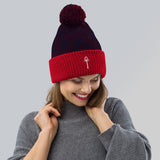 Key of Design Pom Pom Beanie