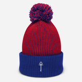 Key of Design Pom Pom Beanie