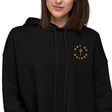 Key of Design Crop Hoodie