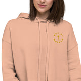 Key of Design Crop Hoodie