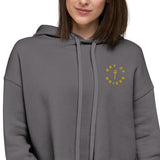 Key of Design Crop Hoodie