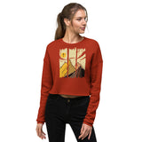 Mountains Crop Sweatshirt