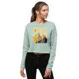 Mountains Crop Sweatshirt
